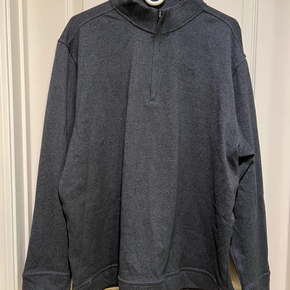 Walter Hagen Charcoal Quarter-Zip Pullover